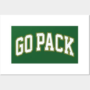 go pack go (grunge) Posters and Art